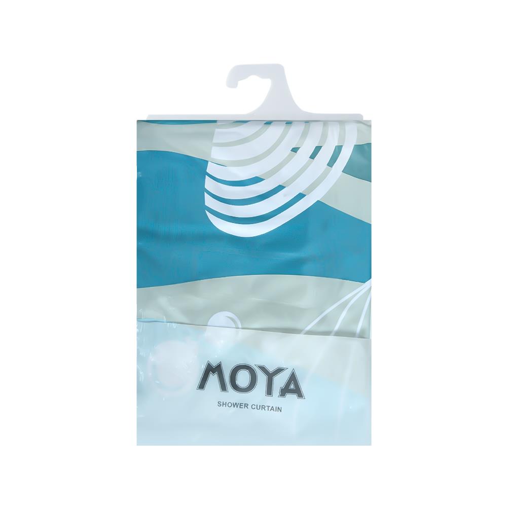 HomeBase MOYA Rèm tắm bằng PVC PV1701 W180xD0.1xH180 Cm màu xanh dương