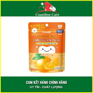 Viên ngậm chống sâu răng Teteo Combi hương cam