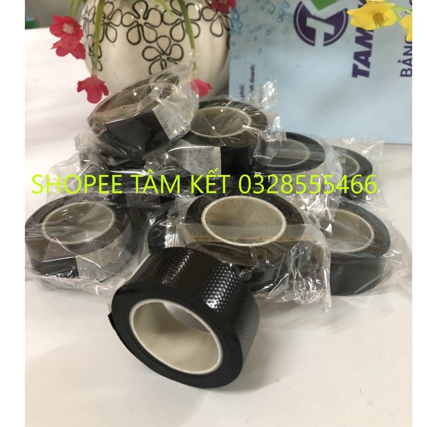 Combo 02 cuộn băng dính chống nước ,quấn dây điện máy bơm chìm, bơm hỏa tiễn