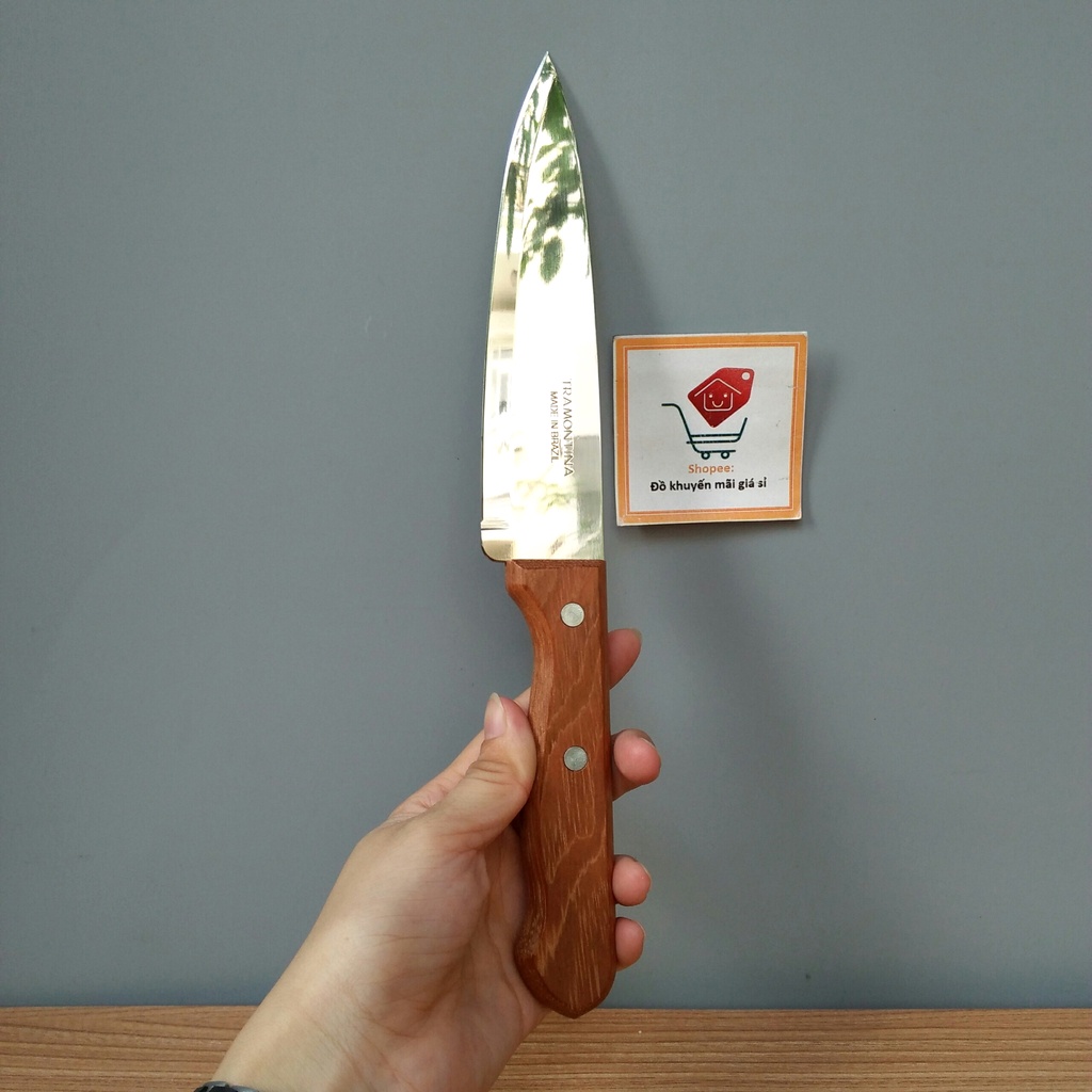 Dao đầu bếp cao cấp Tramontina 27 cm cán gỗ
