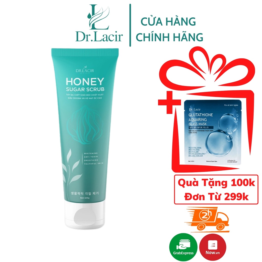 Tẩy Da Chết Sinh Học HONEY SUGAR SCRUB DR.LACIR 120ml LM07