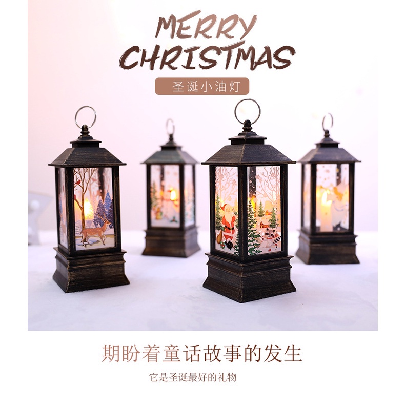 Đèn Ngủ LED Hình Tuần Lộc Dễ Thương Trang Trí Giáng Sinh