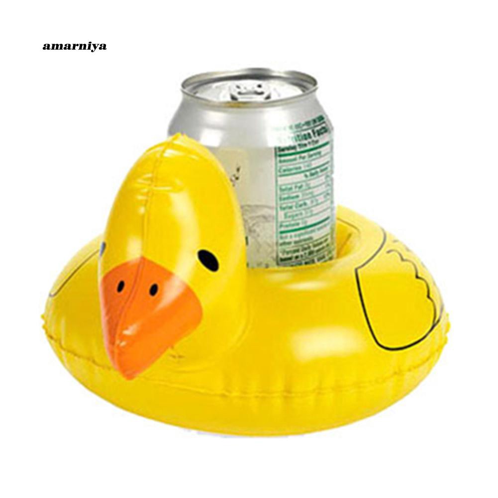 Phao đựng ly uống nước hình vịt con dễ thương