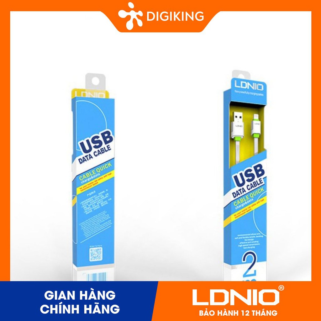 Cáp 2m LDNIO LS01 chân Lightning