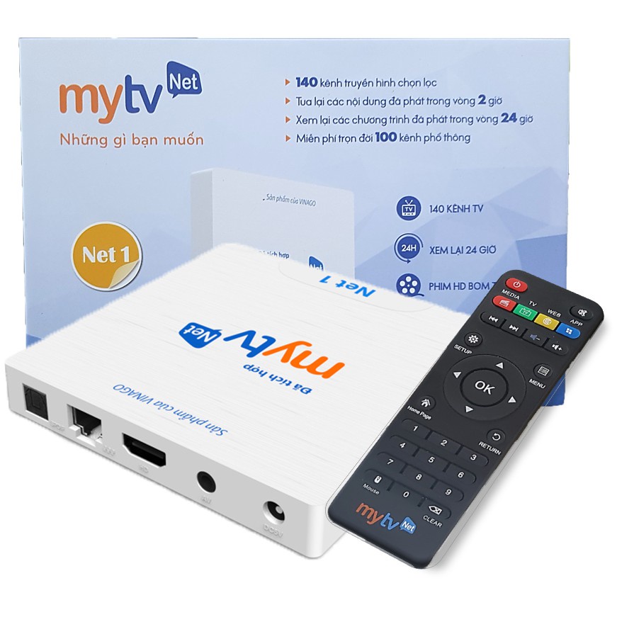 BOX Tivi MyTV trang bị chip nhớ eMMC chính hãng Samsung, Xem trên 150 kênh truyền hình giải trí đặc sắc - VINABOX-MYTV-1