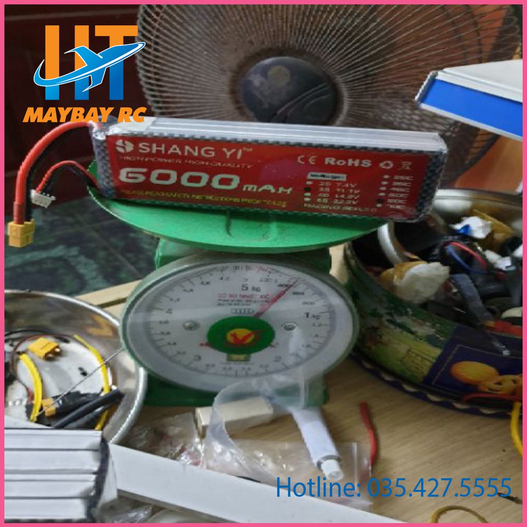 Pin Lipo SangYi 3s, 4s 6000mAh 60C thích hợp cho tàu, xe..