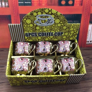 Set 6 cốc uống cafe/trà