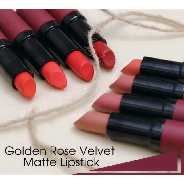 Son lì thỏi Golden rose velvet matte - Son lì Thổ nhĩ kỳ - Rất nhiều màu chọn lựa