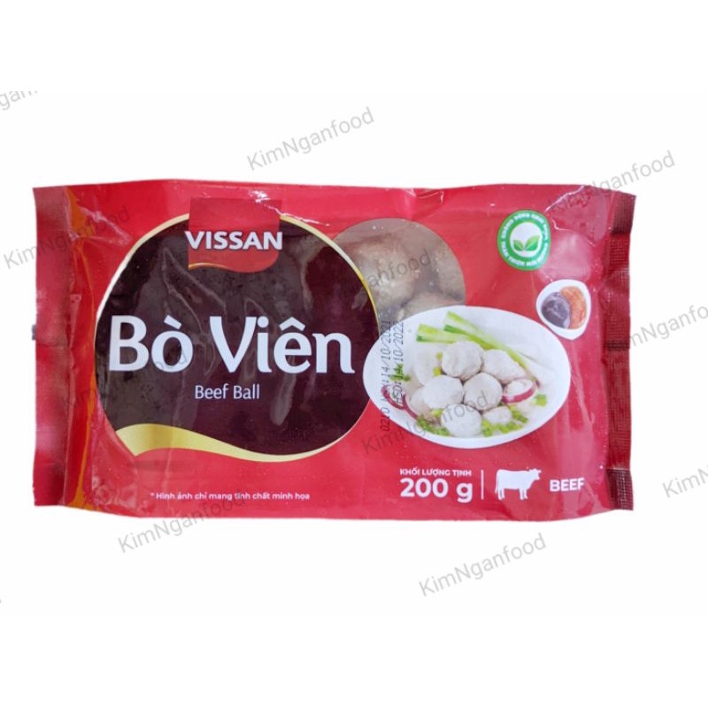 Bò viên vissan 200g( chỉ ship TPHCM)