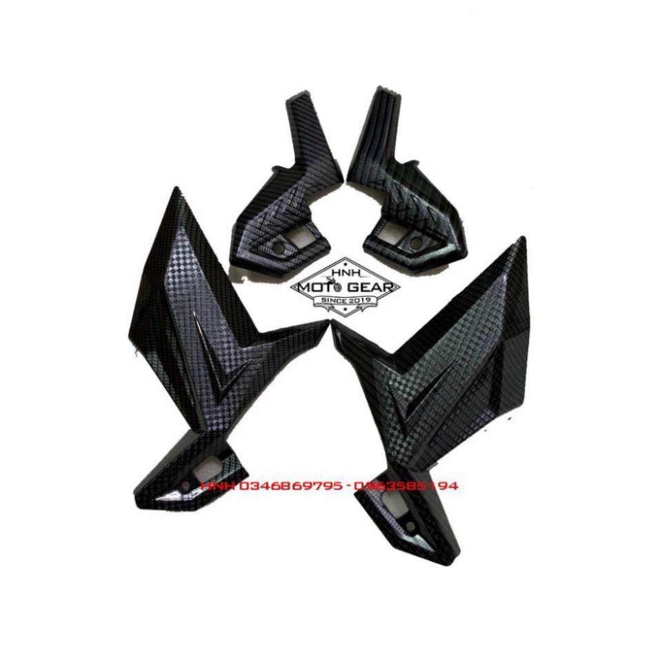 Ốp Gác Chân Carbon Cho Xe AB 2016-2019, 2020 Artista Chính Hãng