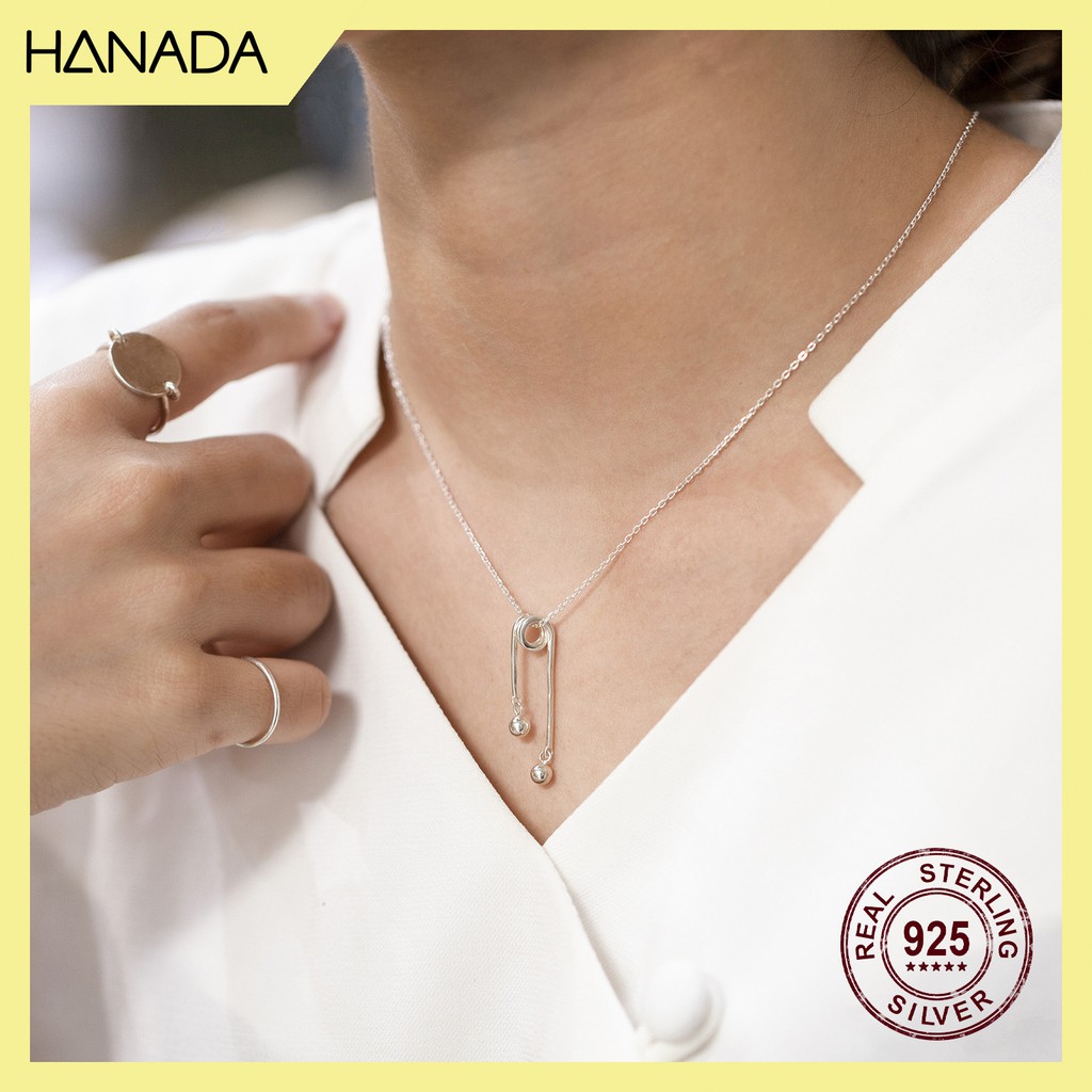 Dây Chuyền Bạc 925 Hanada Móc Unisex