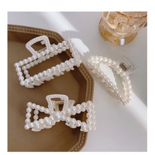 Kẹp tóc càng cua nhựa đính ngọc phong cách Hàn quốc, kẹp tóc rẻ