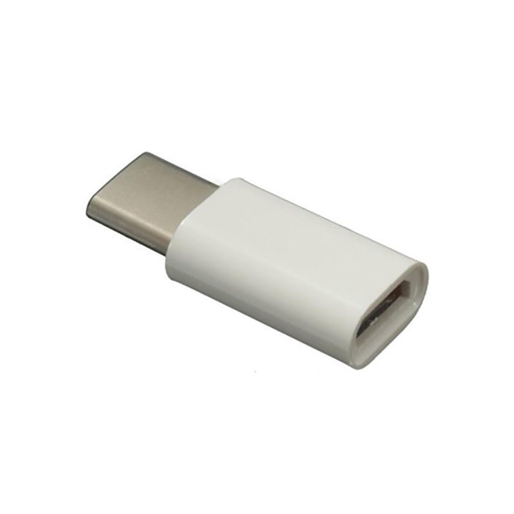 Jack chuyển Micro USB sang Type C - USB (Đen)