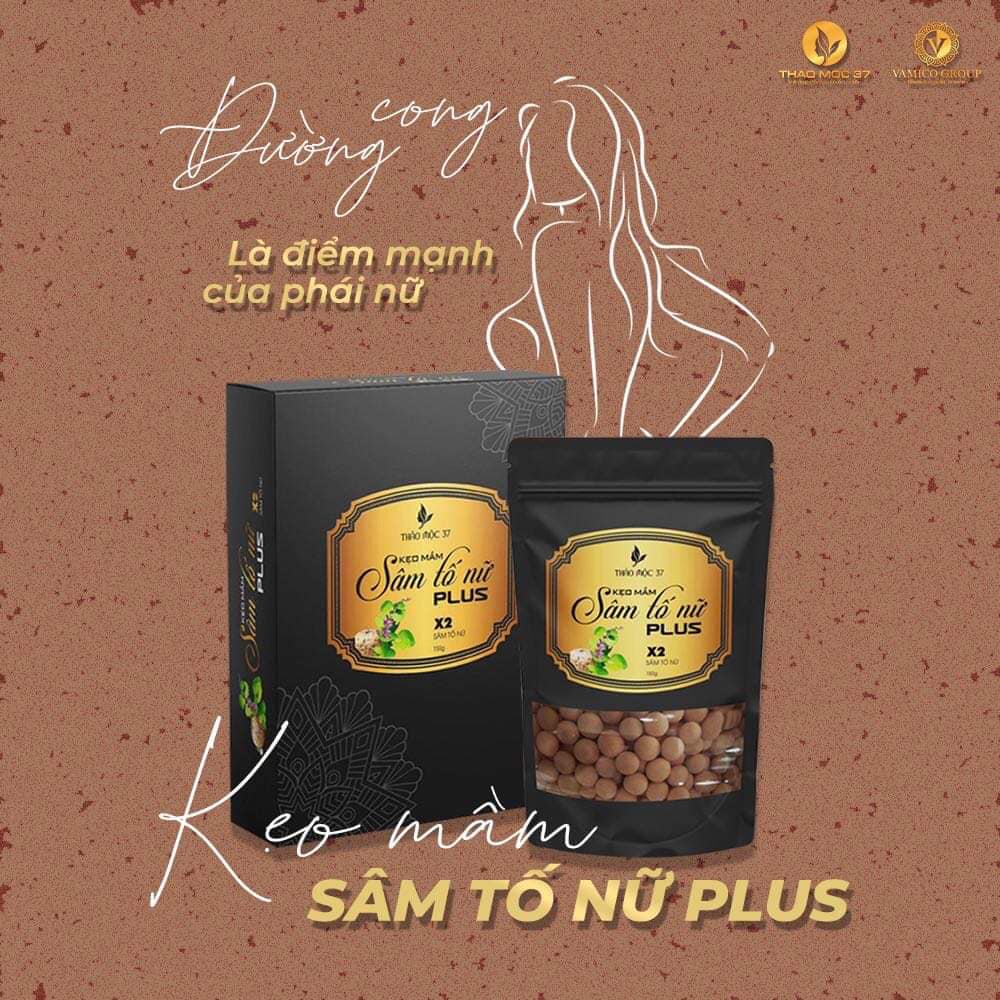 Combo 5 hộp Kẹo Mầm Sâm Plus X2