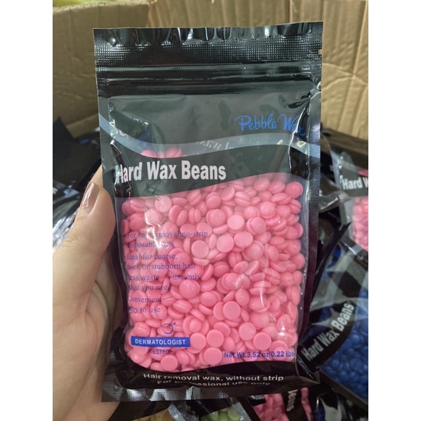 TẶNG KÈM CHÉN + QUE - Sáp wax lông nóng dạng hạt - Brazilian Hard Wax Beans 100GR