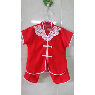 bộ đồ nút tàu bé gái