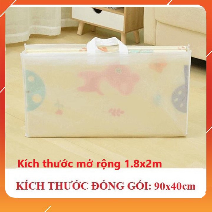 [CHỌN MẪU LOẠI DÀY] Thảm xốp gấp gọn xpe 2 mặt cho bé tập bò chống ngã chống thấm, Chiếu Ngủ Văn Phòng