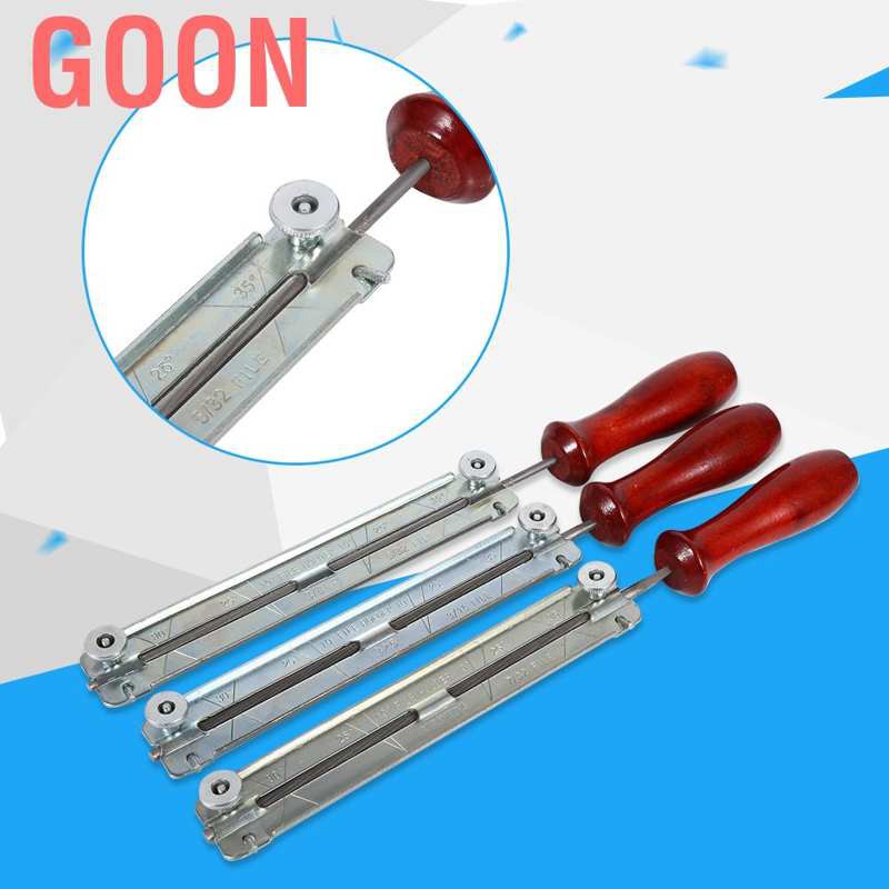 GOON Bộ Dụng Cụ Mài Lưỡi Cưa Xích Bằng Thép Và Gỗ