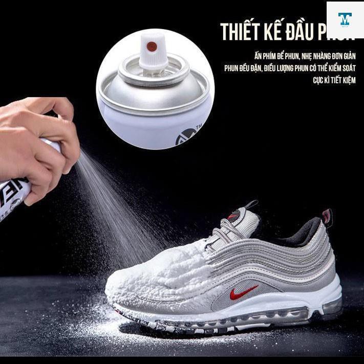 Bình / Chai Xịt Bọt Tuyết Giặt Khô Giày, Tẩy Trắng Vệ Sinh Giày Dép Sneaker 300ml Chuyên Dụng