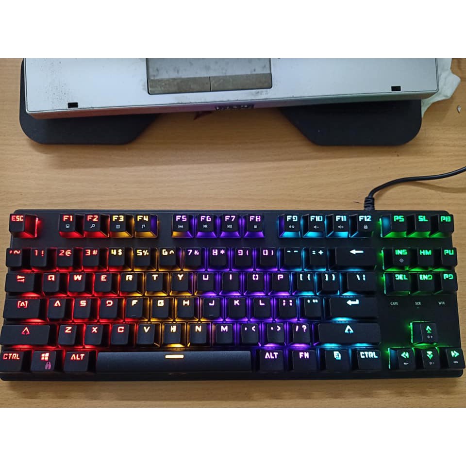 Bàn phím cơ Motospeed K87 TKL Rainbow Gaming Keyboard | Chính Hãng | Bảo Hành 12 Tháng 1 đổi 1