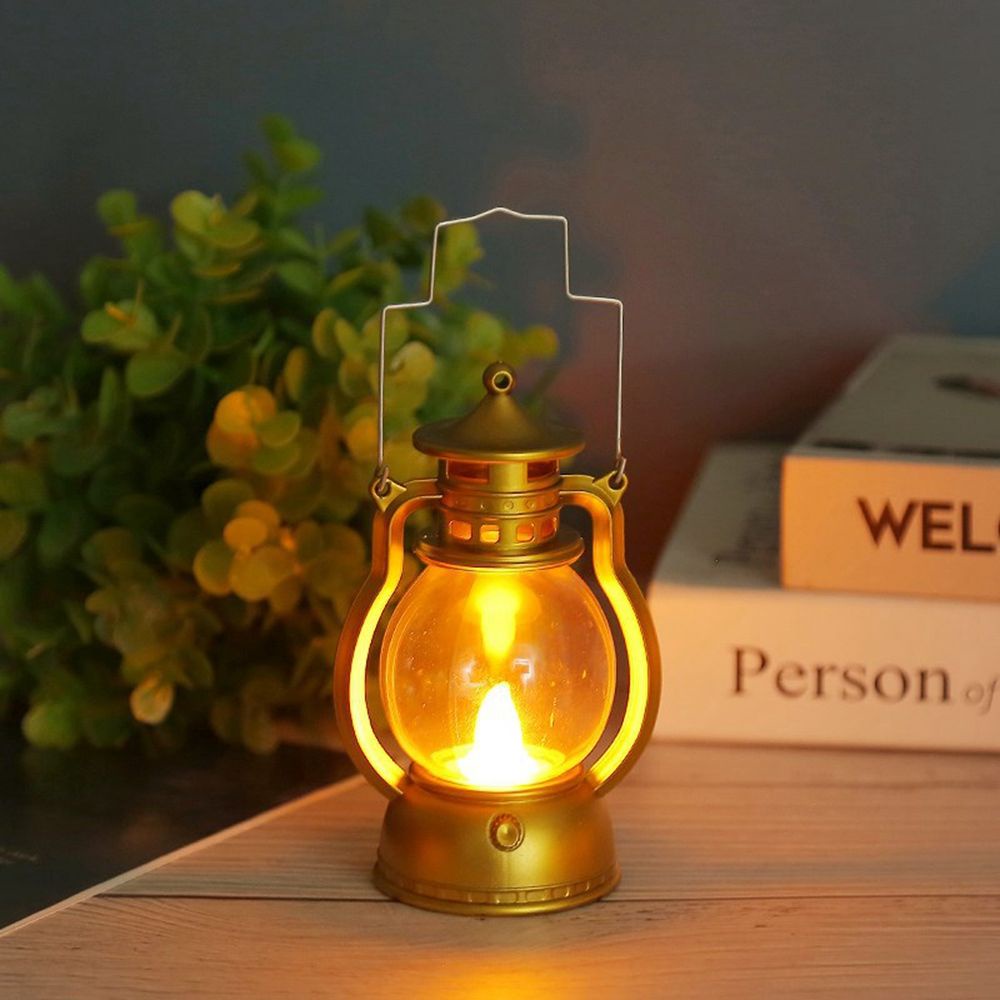 Đèn lồng hạt led thiết kế hình đèn dầu sáng tạo trang trí giáng sinh/ tiệc tùng dành cho gia đình