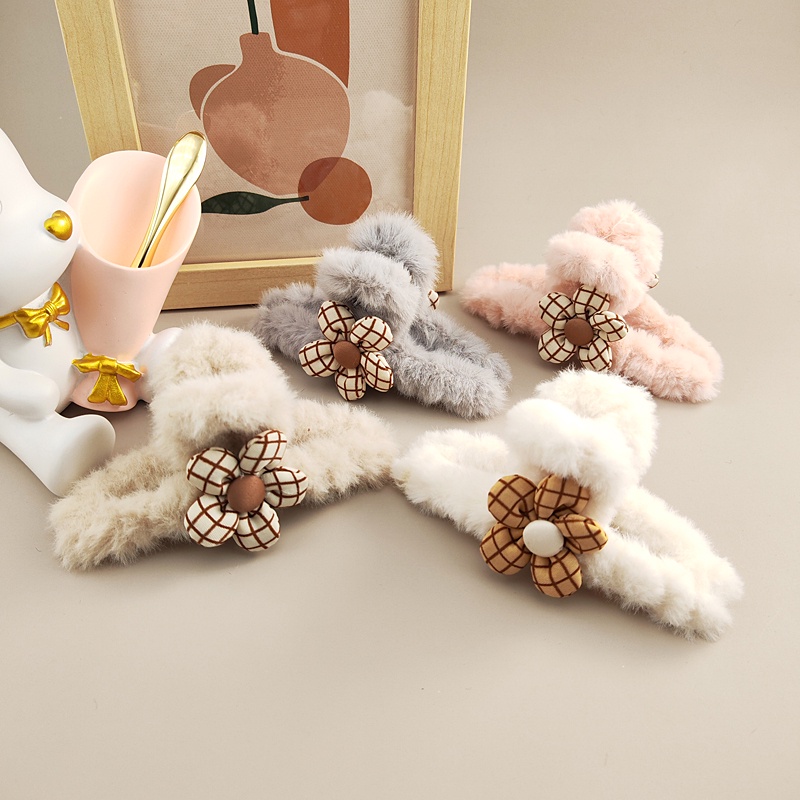 Kẹp Tóc Đính Hoa Bông Thời Trang Hàn Quốc Cho Nữ