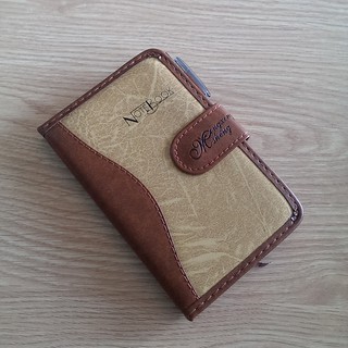 Sổ bìa da cao cấp hàng dày kích thước 10*15cm