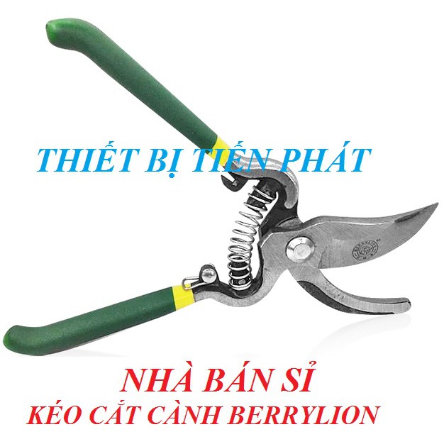 Kéo Cắt Cành Cong Cán Nhung BERRYLION 8'' 200mm Cao Cấp (Chính Hãng)