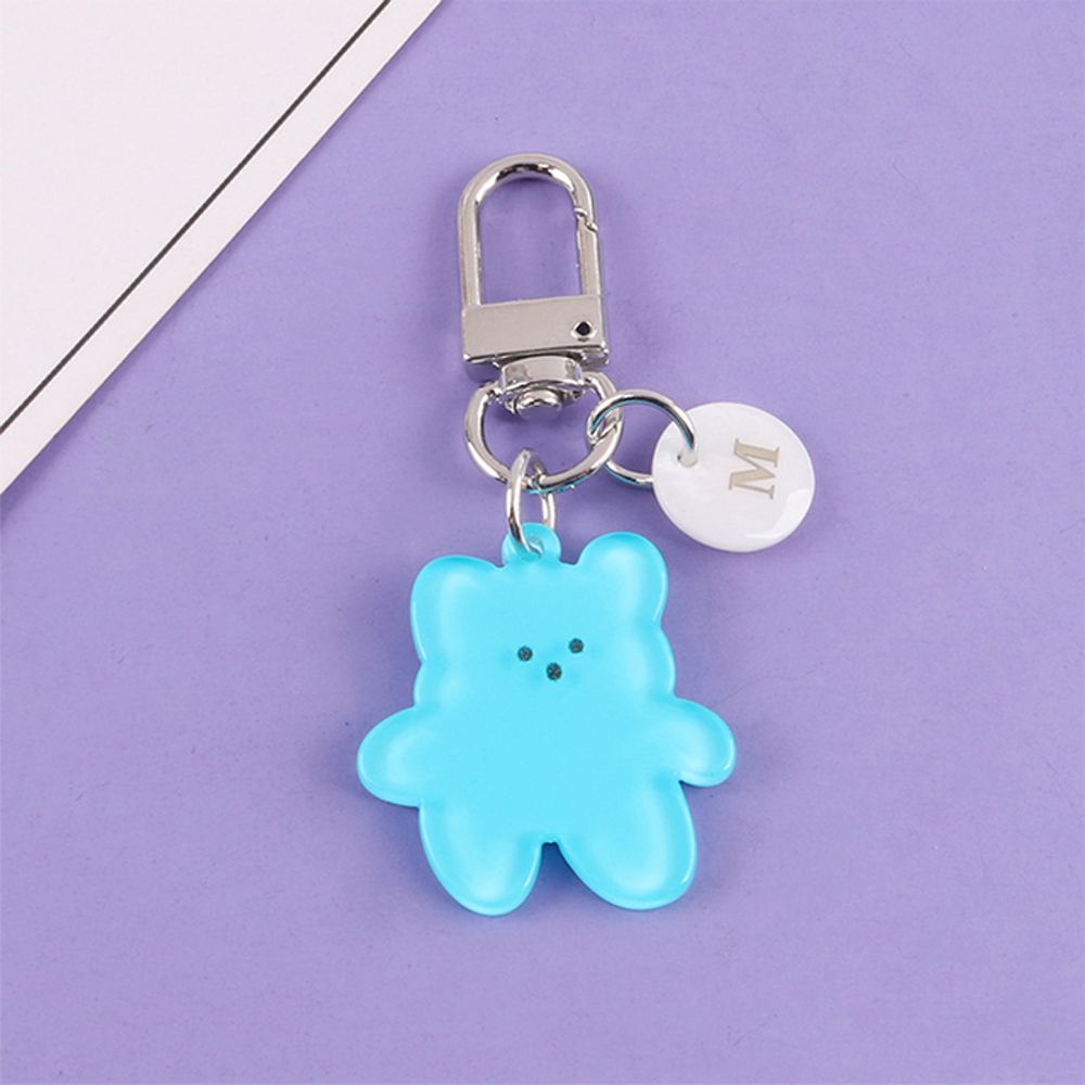 Móc khóa acrylic hình gấu màu kẹo dễ thương sáng tạo trang trí ô tô/ balo cho nữ