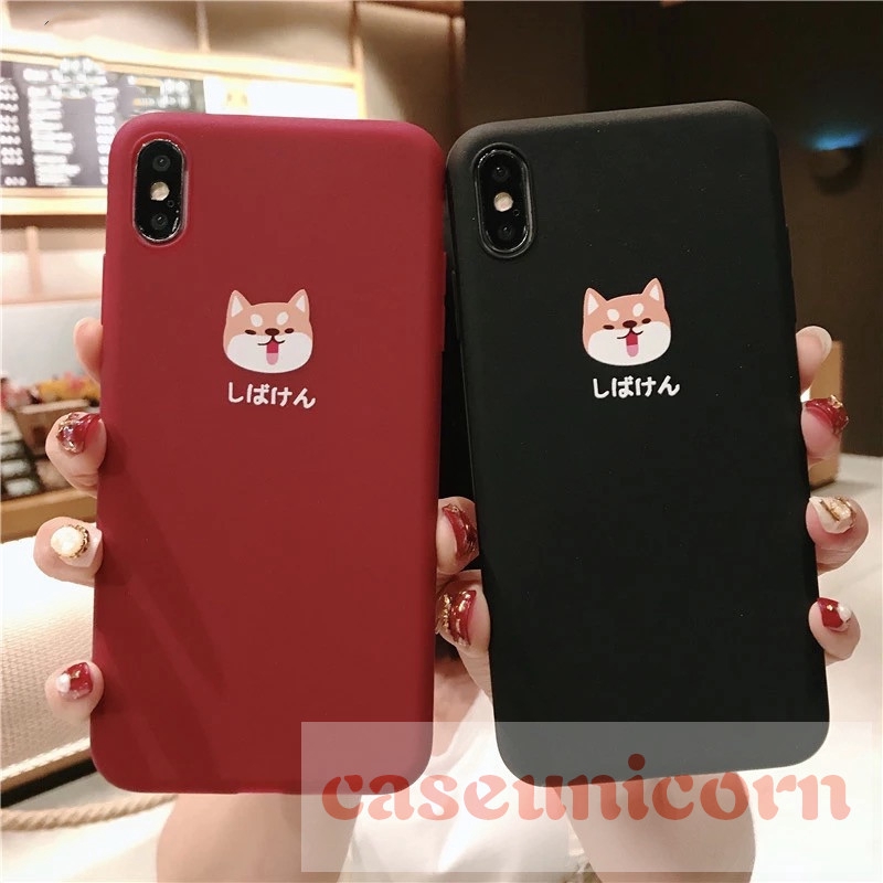Ốp điện thoại TPU họa tiết chó Shiba dễ thương cho iPhone 11 Pro Max 6s 6 7 8 Plus iPhone XR X XS MAX