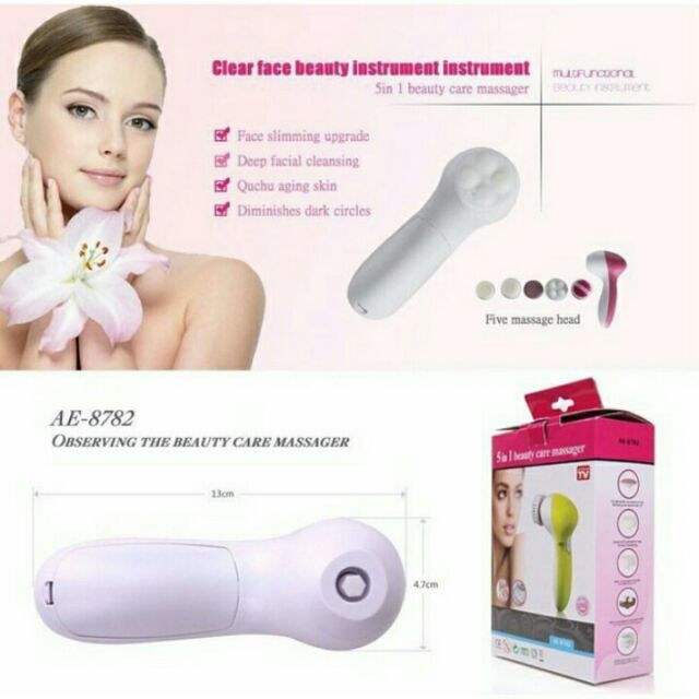 Máy massage rữa mặt mini 5in1