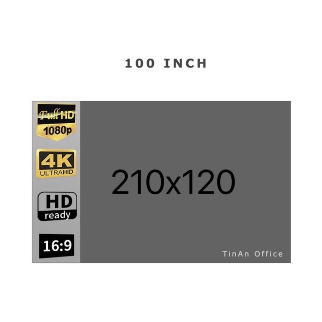 Màn chiếu Beecube tương phản cao hỗ trợ máy chiếu