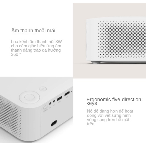 Máy chiếu mini không dây Wanbo T2 MAX / X1 mini/ X1 Android mini, phần mềm cài đặt sẵn có thể kết nối Internet