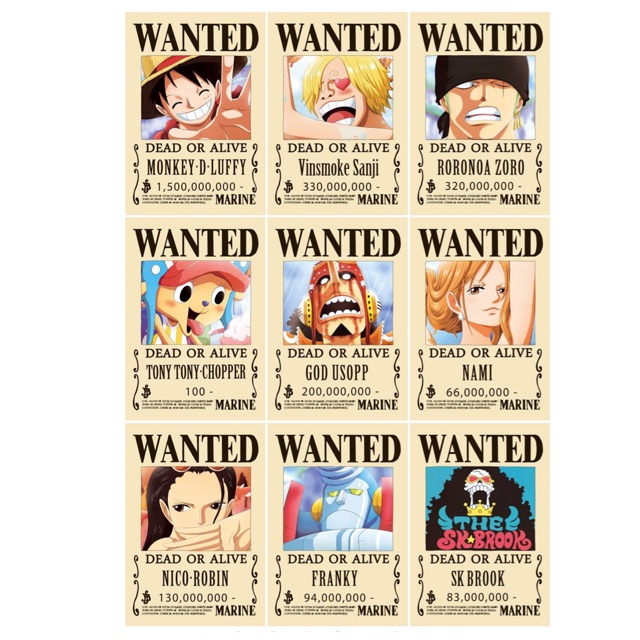 Tổng Hợp Ảnh Truy Nã One Piece Giá Rẻ, Bán Chạy Tháng 3/2023 - Beecost