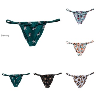 STYLEF-~Men-G-String Underwear T-Back Briefs Jockstrap Bikini Thong Lingerie-Panties-