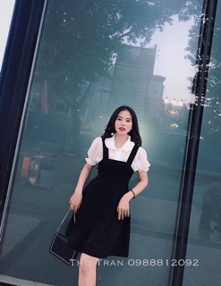 ÁO BÈO TAY PHỒNG + VÁY XOÈ
