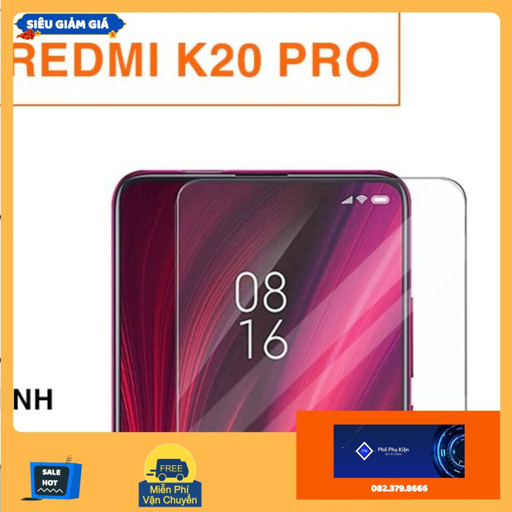 Kính cường lực Xiaomi redmi K20 Pro k30 pro k40 pro p20 p30 p40 2,5 trong suốt