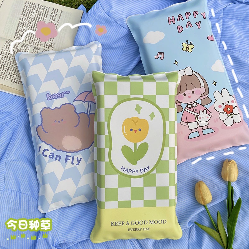 Gối Nước Mát Lạnh Hình Hoạt Hình Dễ Thương,Gối Ngủ Trưa Pad Thêm Nước Mát Lạnh