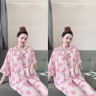 Bộ Lụa cao cấp bigsize 50-100kg mềm mịn hoạ tiết xinh