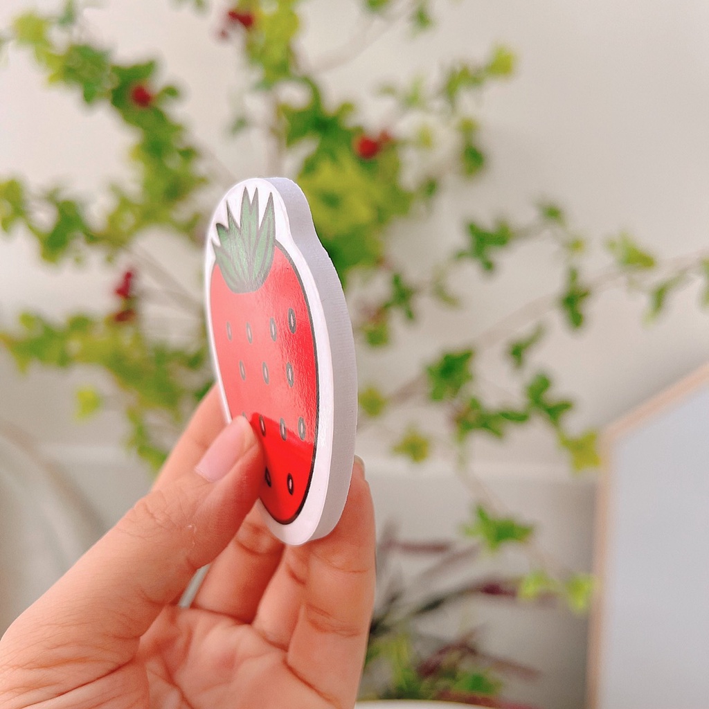 Bộ trái cây có nam châm dùng cho bảng từ hoặc dán tủ lạnh, sticker cho bé