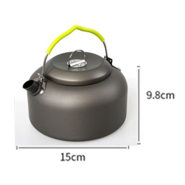 Ấm đun nước dã ngoại, ấm nước hợp kim nhôm, ấm nhôm mini cắm trại, phượt, leo núi, dã ngoại - Camping VietNam