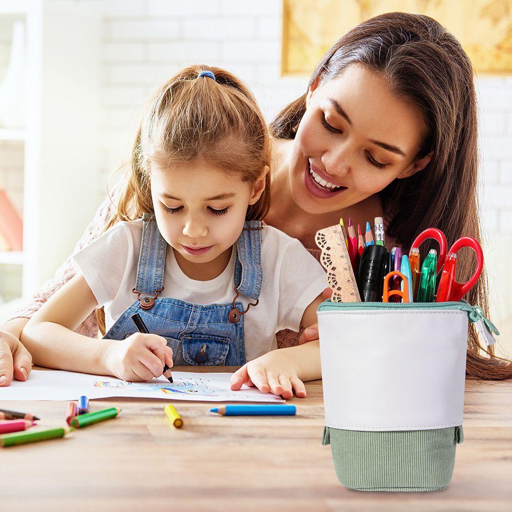 Túi Đựng Bút Bằng Vải Canvas Có Khóa Kéo Mẫu Mới 1