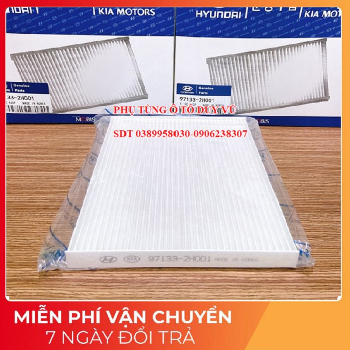 Lọc gió điều hòa, máy lạnh xe K3(12-16) | Cerato(16-18) | Elantra(11-15) | Avante |Creta |Rondo | Verna | Mã:971332H001
