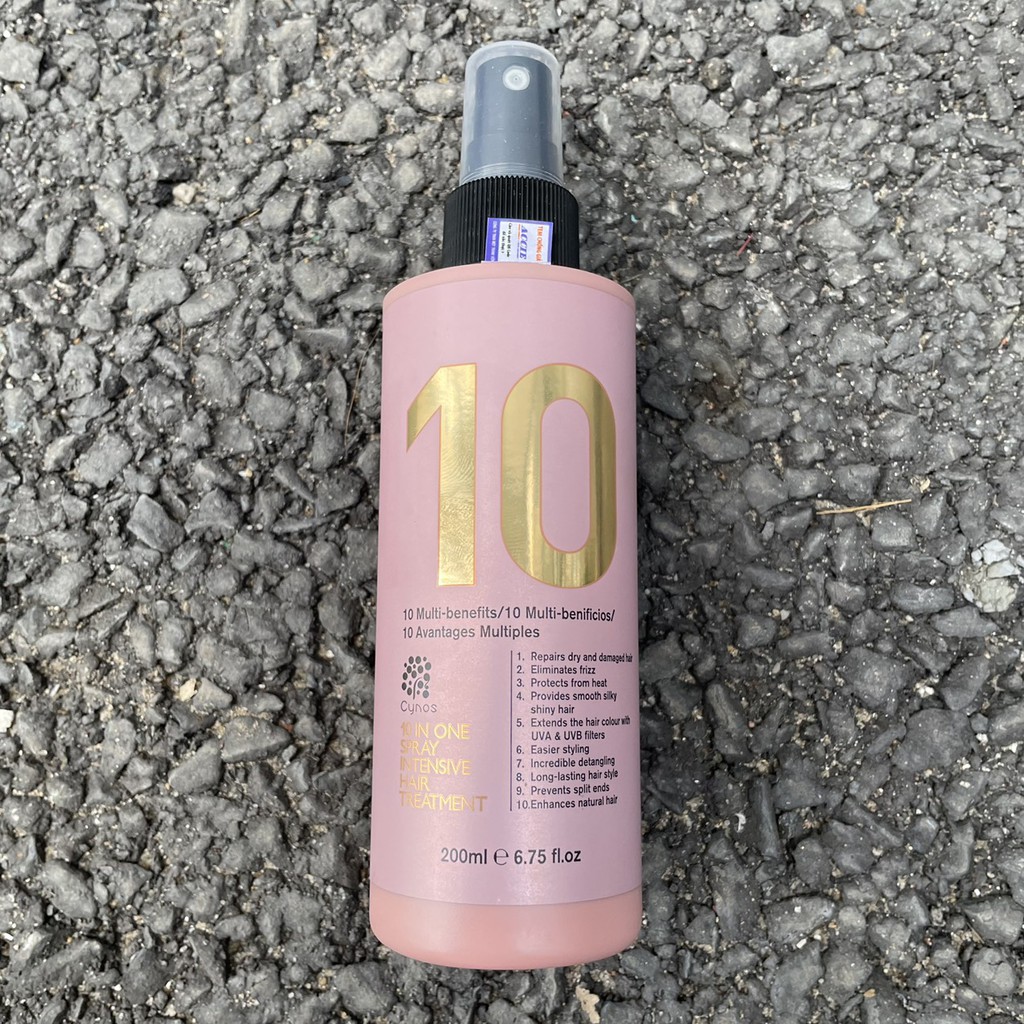 Kem dưỡng 10 tác dụng trong 1 CYNOS 10 IN ONE Spray Intensive Hair Treatment 200ml - CANADA