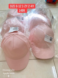 #Mũ Hm authentic bé gái màu hồng xinh