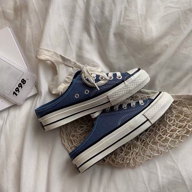 Giày sneakers đạp gót Korea Ulzzang | Hàng order chất lượng cao