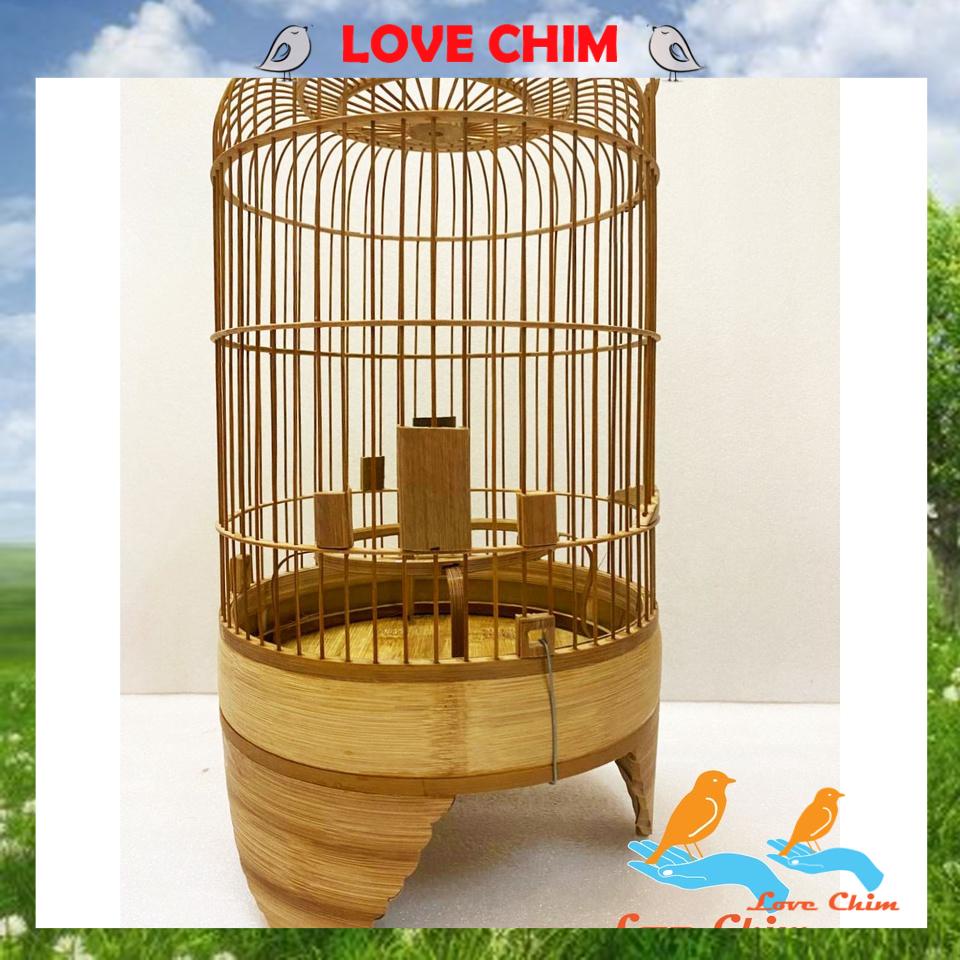 Lồng chim khuyên, Lồng khuyên xử lý Nan Mau chất liệu trúc già