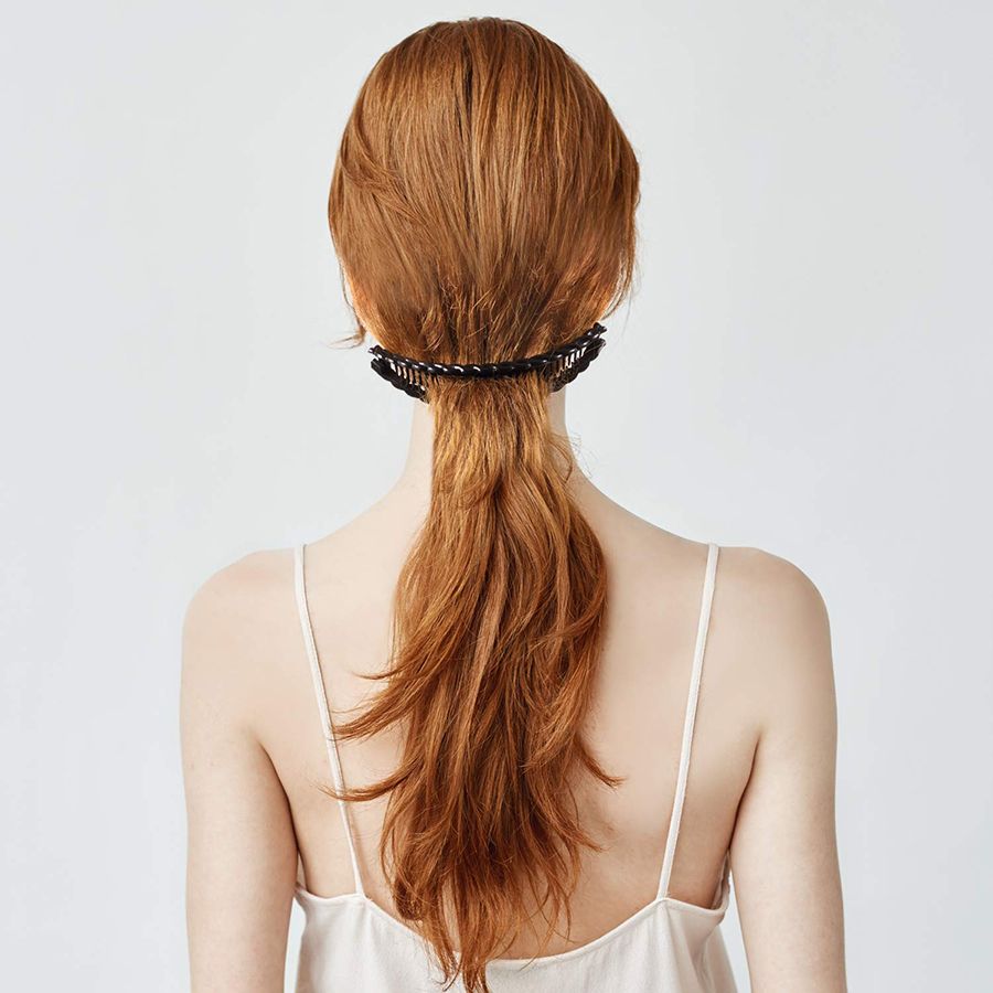 [Women Classics Hair Clincher Comb] [Ladies Banana Hair Clip] [Girls Ponytail Holder][Fashion Styling Hair Accessories]