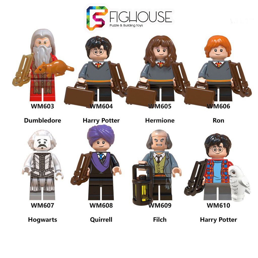 Xếp Hình Minifigures Các Nhân Vật Trong Harry Potter - Đồ Chơi Lắp Ráp non-lego WM6047 [C25]