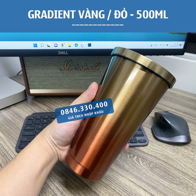 Cốc Giữ Nhiệt Inox 304 500 ml & 750ml - Tặng Kèm Ống Hút - Ly Giữ Nhiệt Lạnh - Nhiều Màu Nhiều Sự Lựa Chọn
